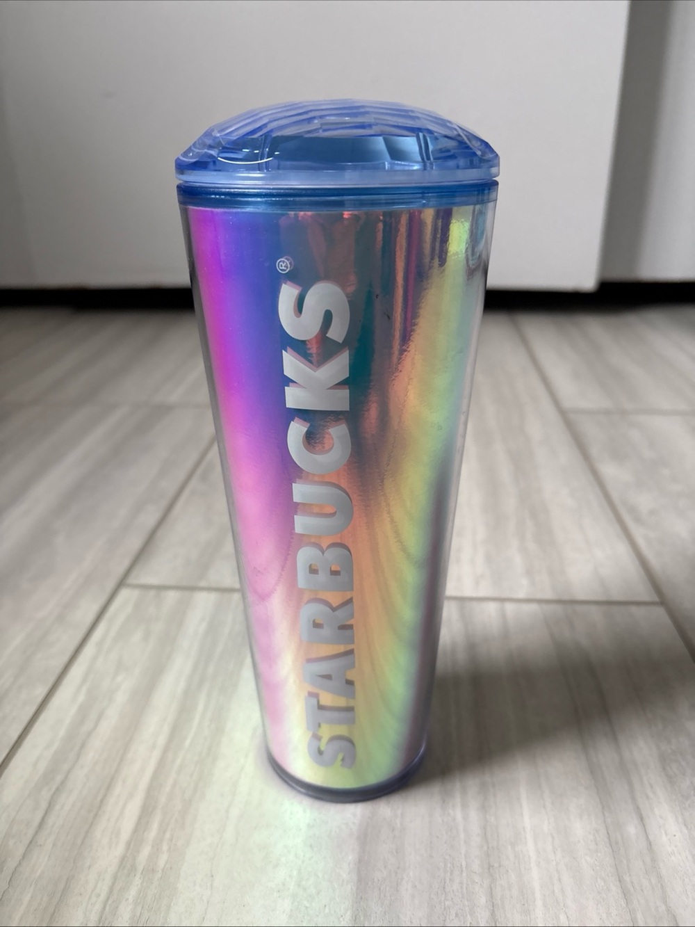 Starbucks 2023 Summer IRIDESCENT DICHROIC DOME 24 Oz Venti Cold Cup Tumbler